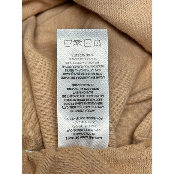 n:Philanthropy Revolve Neesa Mini Dress Nude Beige One Shoulder Ruched Sz L NWT - Picture 10 of 10